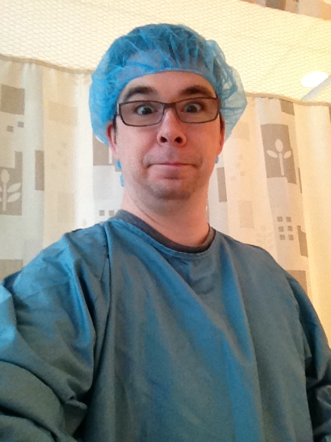 I look super sexy in scrubs, don't I? 
